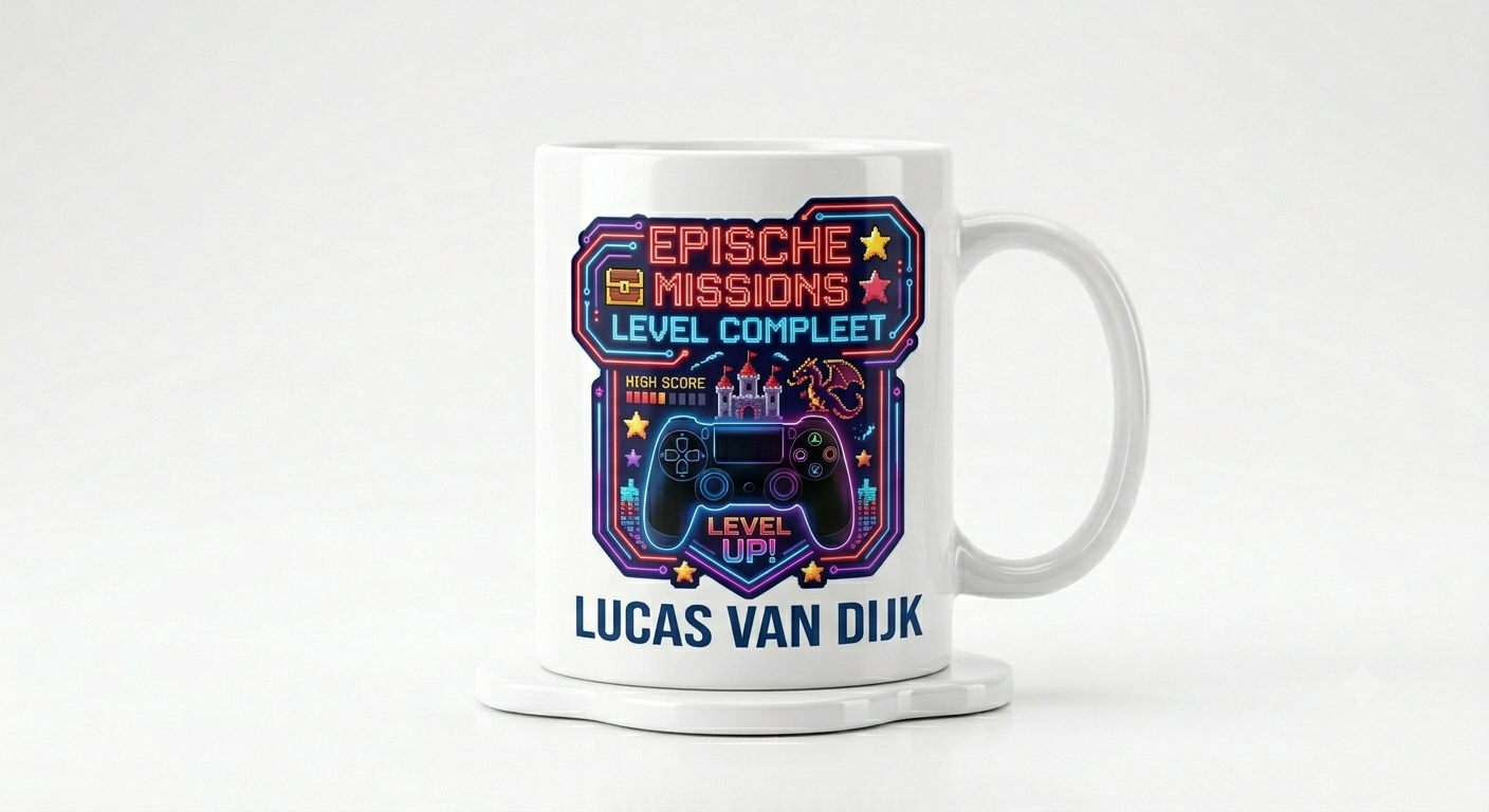 Mug de gamer personnalisé