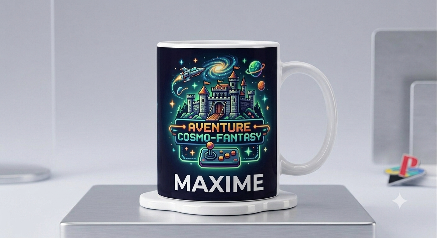 Mug de gamer personnalisé