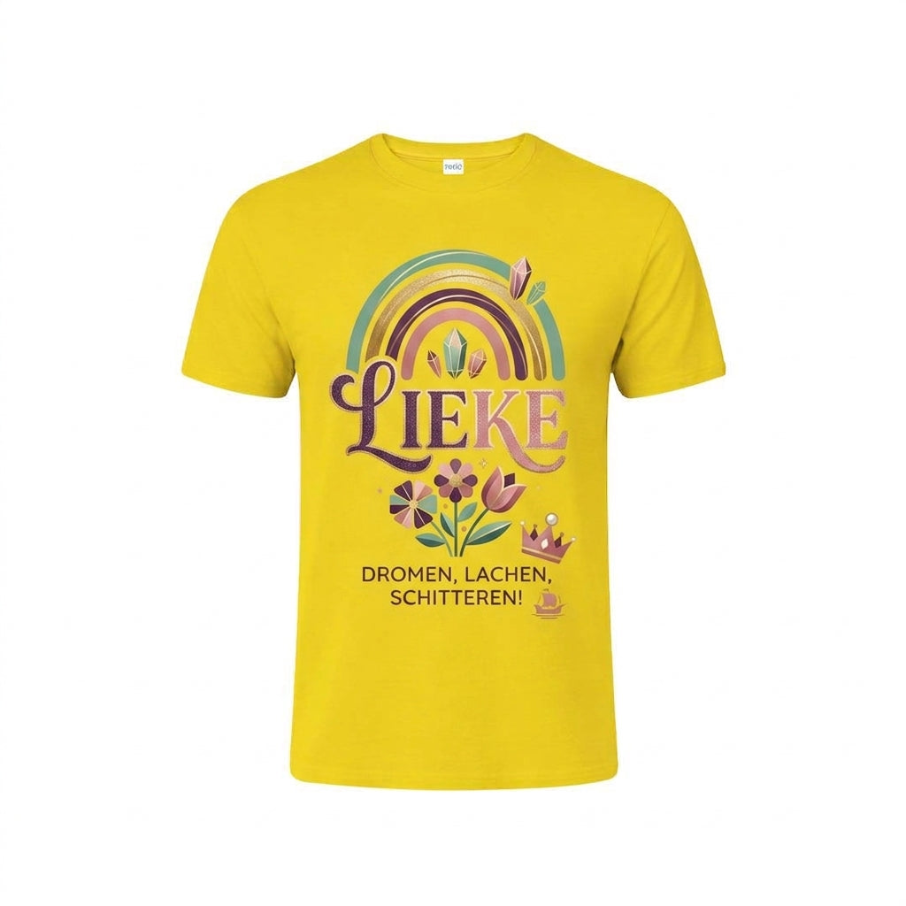 Camiseta infantil personalizada con nombre y diseño a color