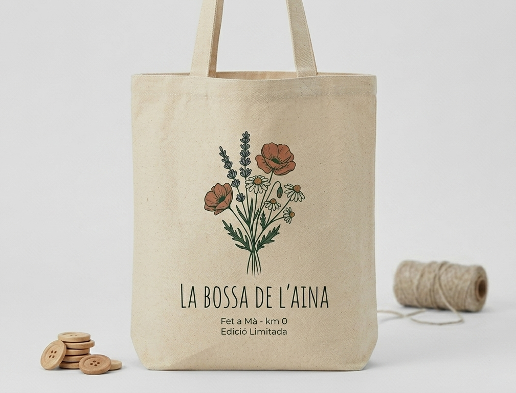 Sac fourre-tout en lin personnalisé