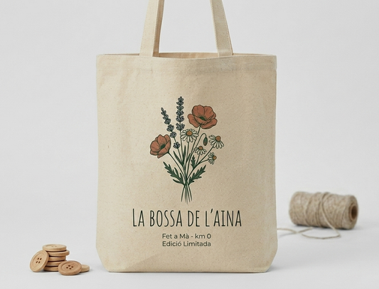 Tote bag de lino personalizada