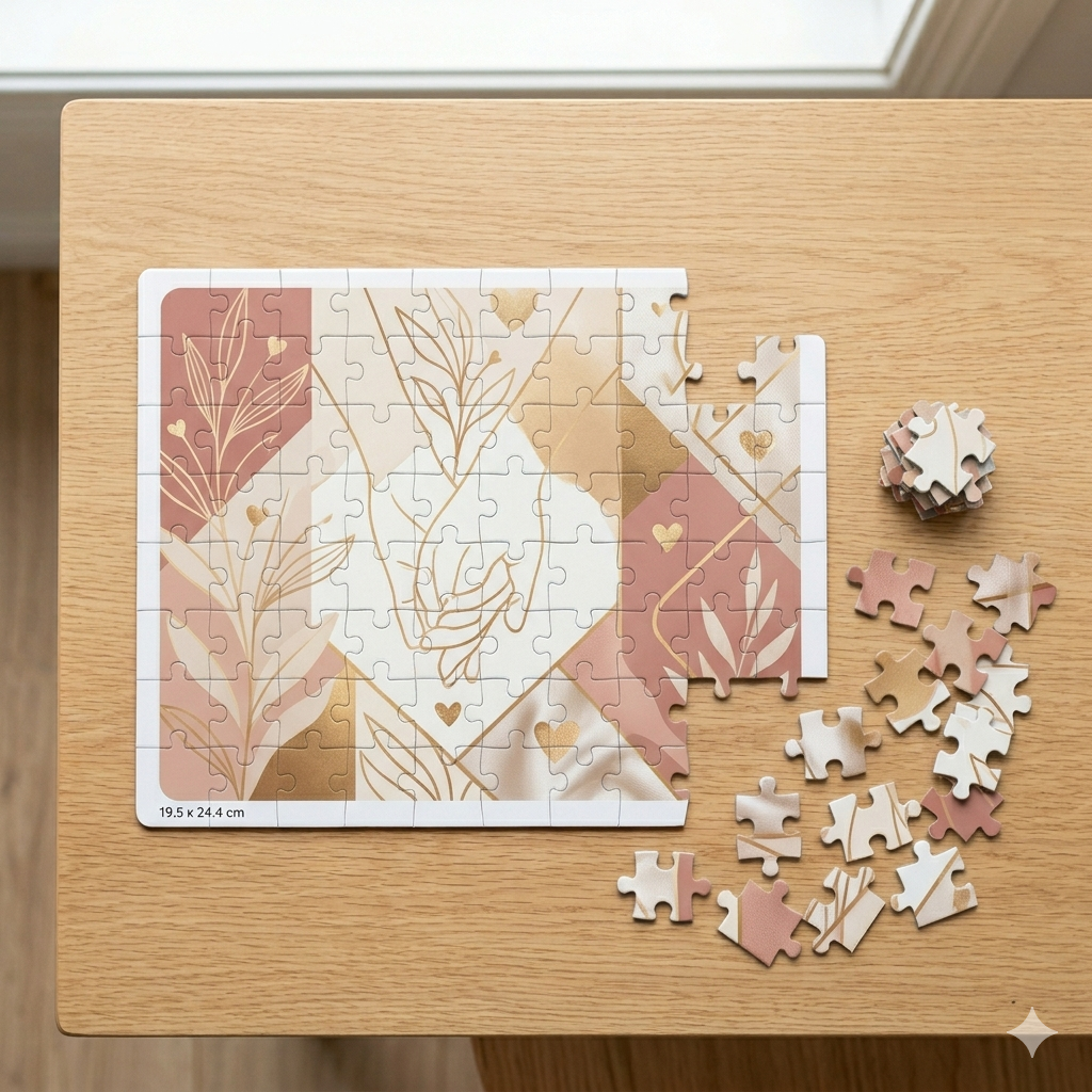 Legpuzzel van 80 stukjes met uw eigen ontwerp