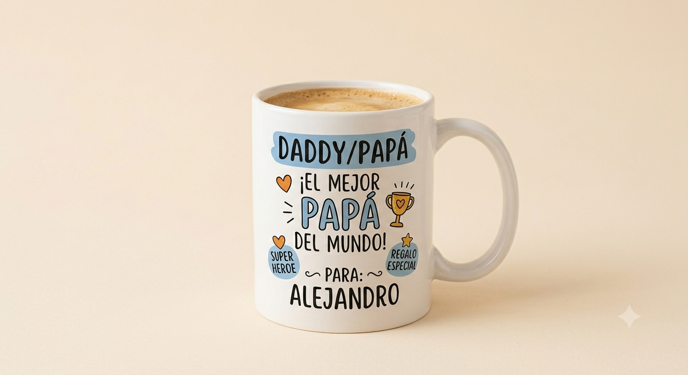 Taza personalizada para papá